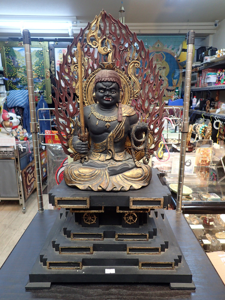 不動明王(木彫り)_5,834g、仏像 | paradaabogados.com