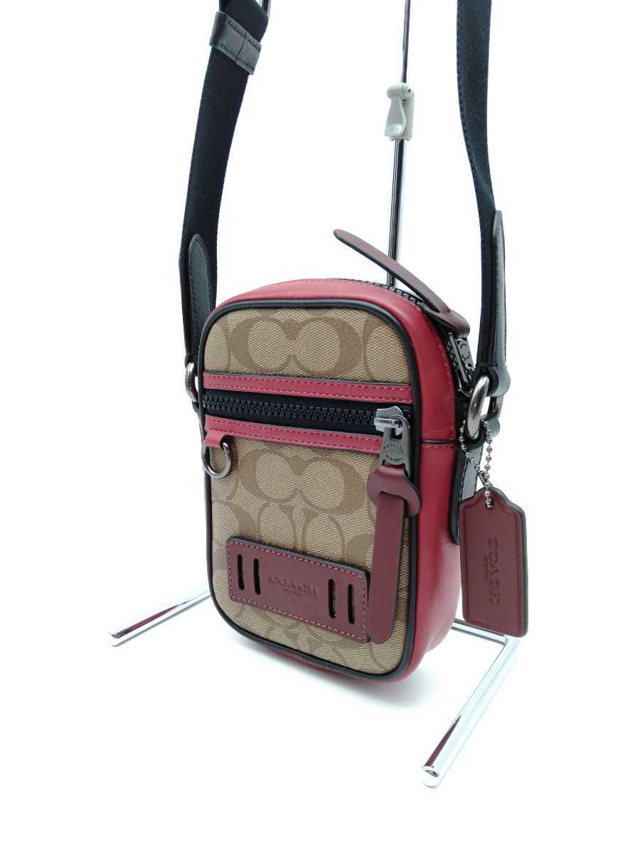 送料無料 新品未使用 COACH コーチ メンズ ショルダーバッグ テレイン
