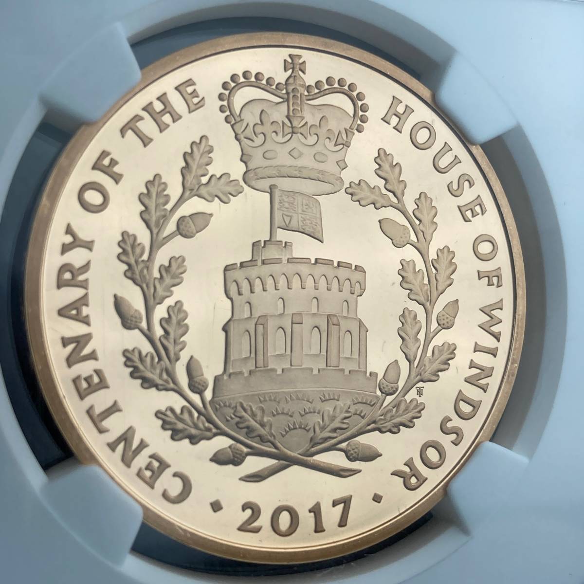 【鑑定4枚】2017年 イギリス ウィンザー朝 100周年 記念金貨 5ポンド 金貨 NGC PF69UC ER 投資 英国 アンティークコイン モダン 人気の画像6