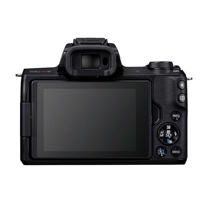 キヤノン Canon EOS Kiss M ボディ ブラック ミラーレス 一眼レフ カメラ 中古_画像2