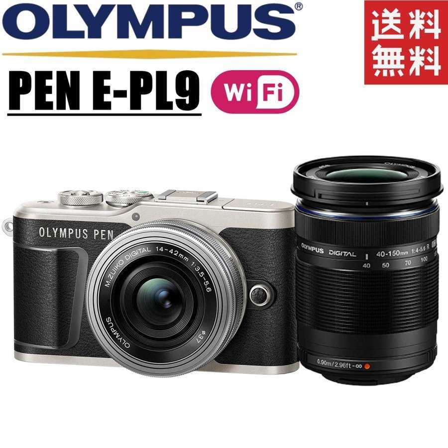 オリンパス OLYMPUS PEN E-PL9 ダブルレンズキット ブラック ミラーレス 一眼レフ 中古_画像1