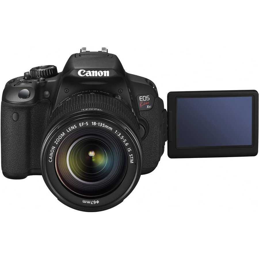 キヤノン Canon EOS Kiss X6i EF-S 18-135mm レンズキット デジタル 一眼レフ カメラ 中古_画像3