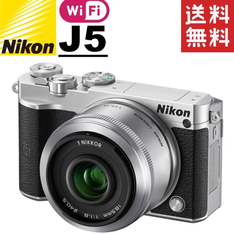 ニコン Nikon J5 レンズキット シルバー ミラーレス 一眼レフ 中古_画像1