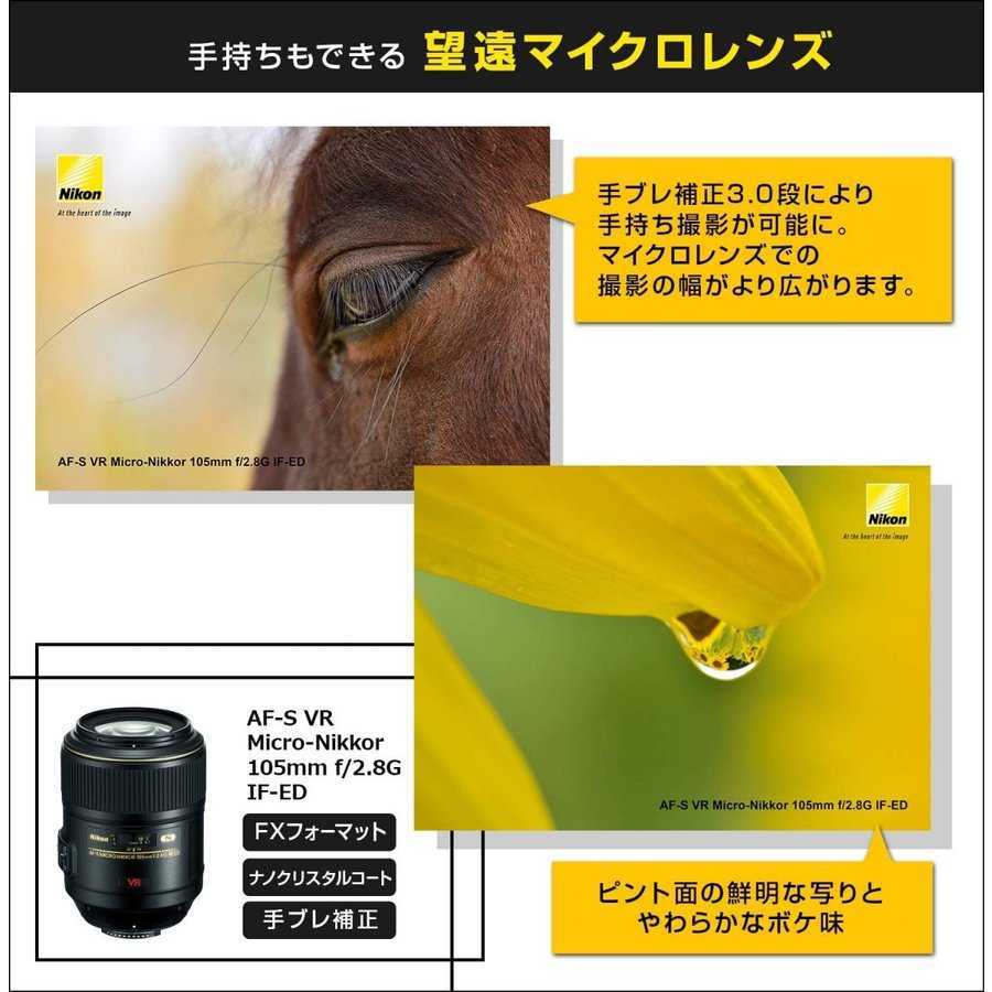 Nikon 単焦点マイクロレンズ AF-S VR Micro Nikkor 105mm f/2.8 G IF