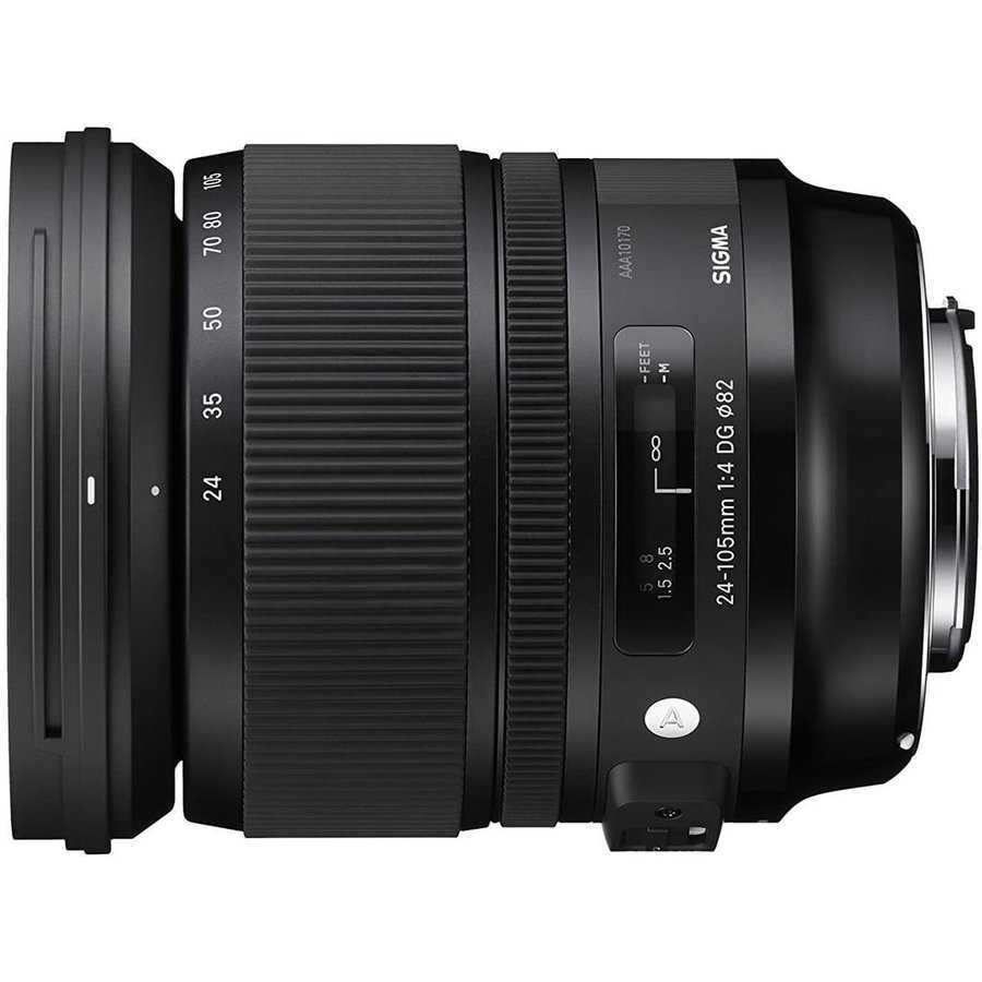 シグマ SIGMA 24-105mm F4 DG OS HSM Canon キヤノン用 フルサイズ対応 EFマウント 一眼レフ カメラ 中古_画像2