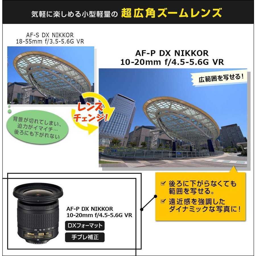 ニコン Nikon AF-P DX NIKKOR 10-20mm f4.5-5.6G VR 広角レンズ 一眼