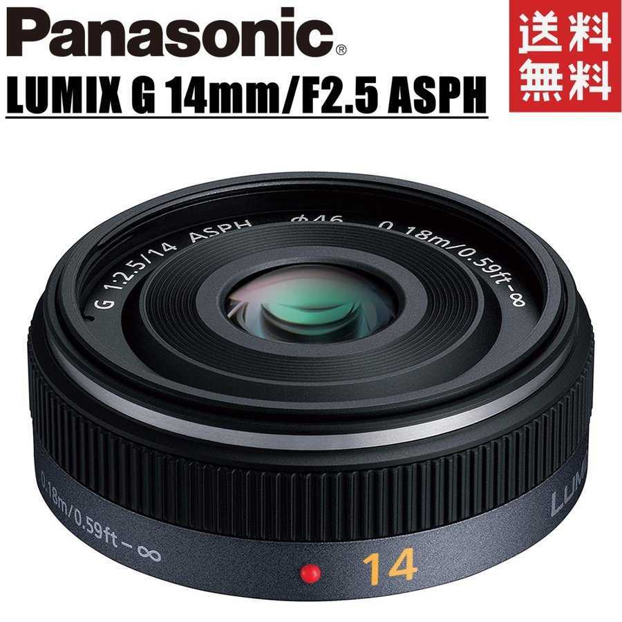 パナソニック Panasonic LUMIX G 14mm F2.5 ASPH. H-H014 単焦点レンズ ミラーレス カメラ 中古