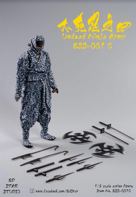 ESS-001C Anne dead * Ninja * Army camouflage 1/6 scale figure EdStar 1/6 Undead Ninja Army un- .. ninja army .