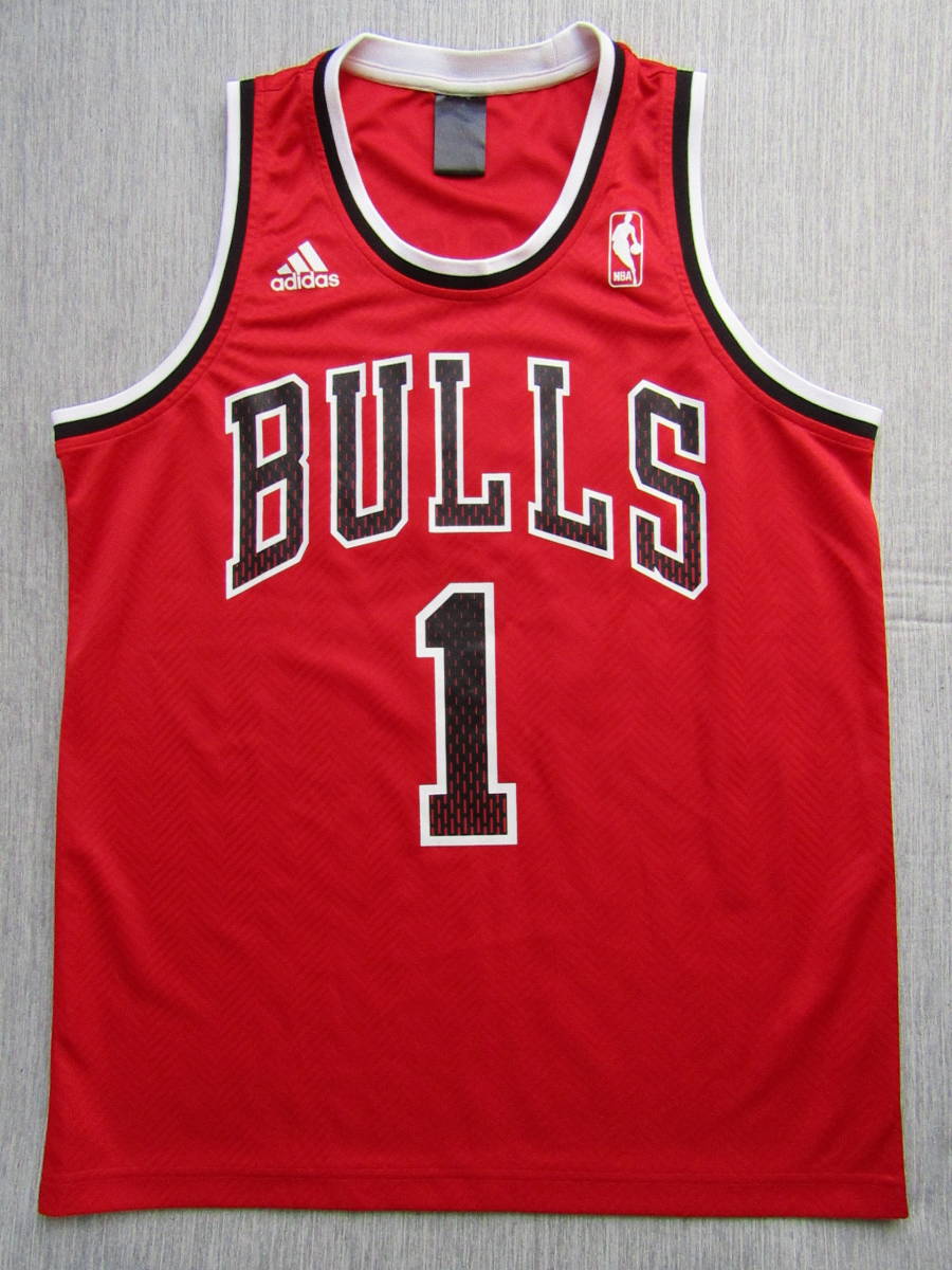 NBA BULLS ROSE #1 デリック・ローズ adidas製 ユニフォーム　シカゴ・ブルズ　アディダス　ゲームシャツ タンクトップ　ジャージ