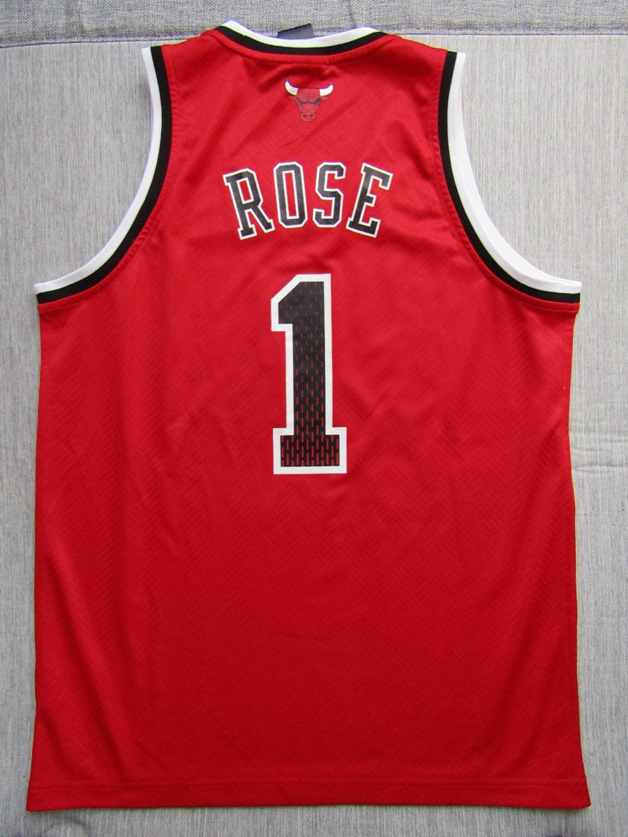 NBA BULLS ROSE #1 デリック・ローズ adidas製 ユニフォーム　シカゴ・ブルズ　アディダス　ゲームシャツ タンクトップ　ジャージ