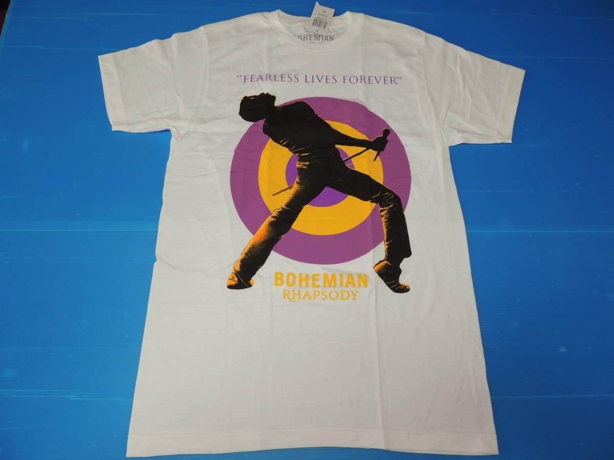 【新品】クイーン ボヘミアン・ラプソディQueen Bohemian Rhapsody ロックTシャツ(M)バンドTシャツ,ツアーTシャツ,メタルTシャツ