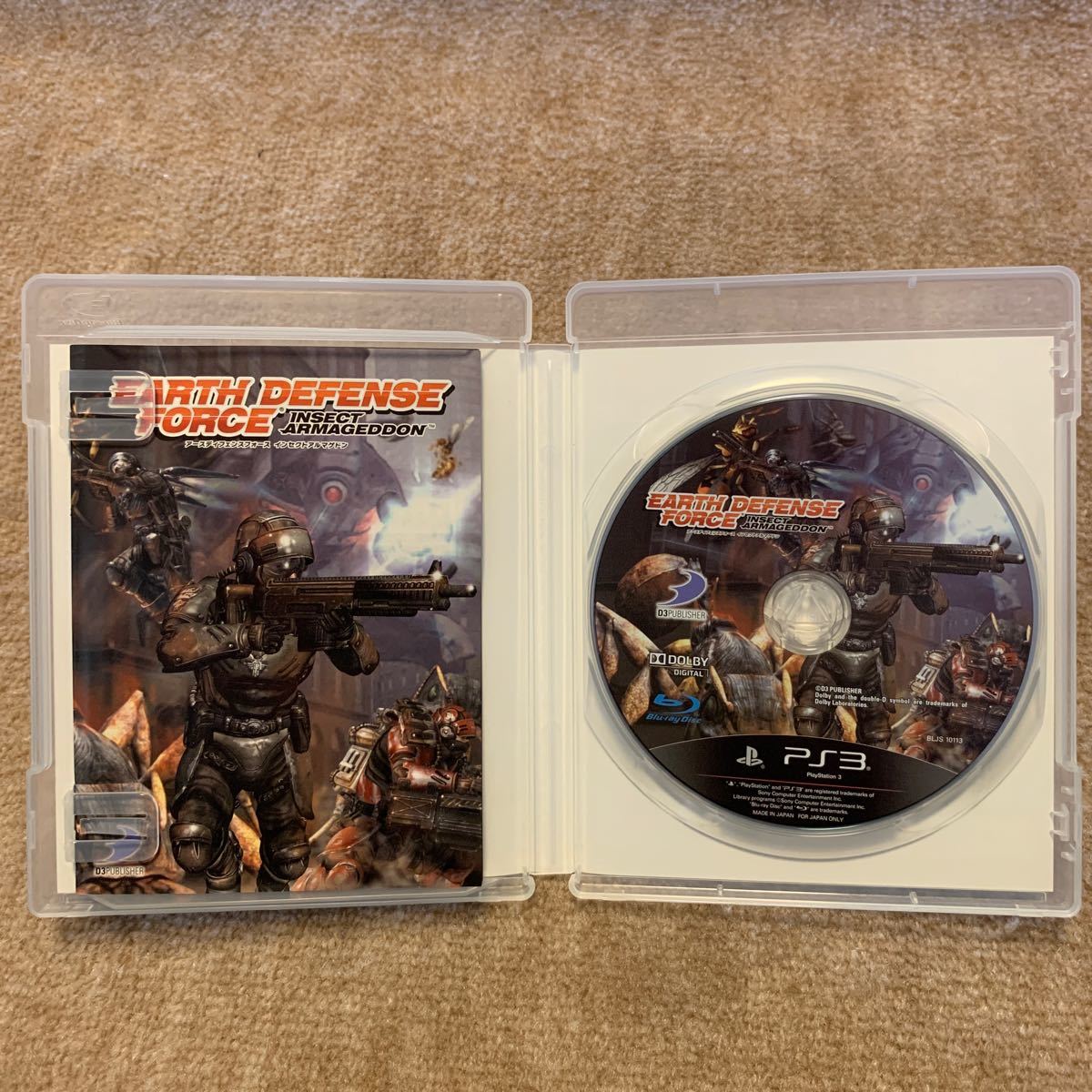 PS3 EARTH DEFENCE FORCE