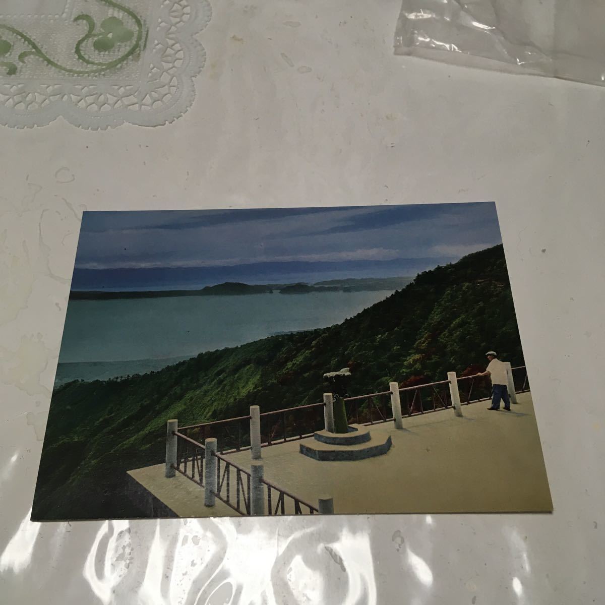 雲仙　仁田峠展望所　三角　天草　絵葉書_画像1