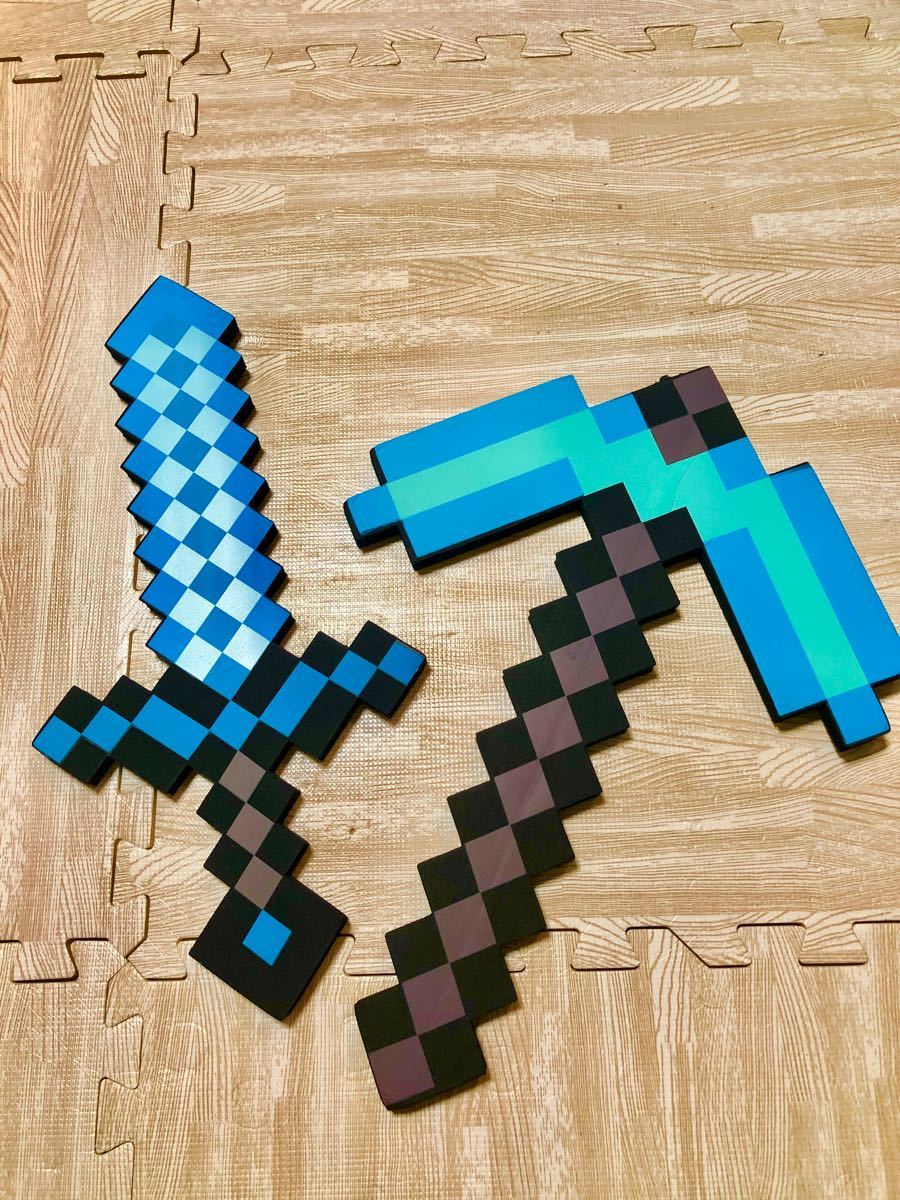 Paypayフリマ マインクラフト ダイヤ 剣 つるはし 2点セット Paypayフリマ マインクラフト ダイヤ 剣 つるはし 2点セット