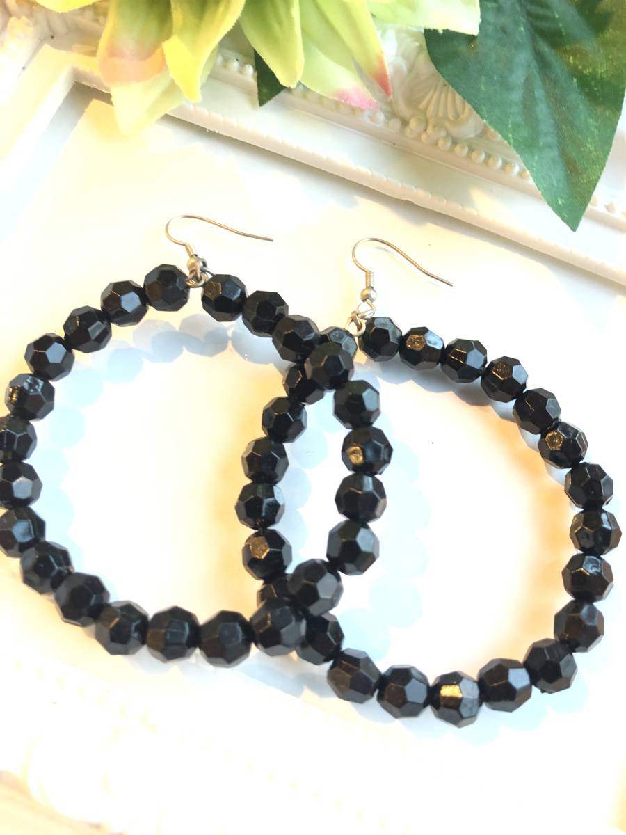  new goods! largish cut beads. ring earrings 