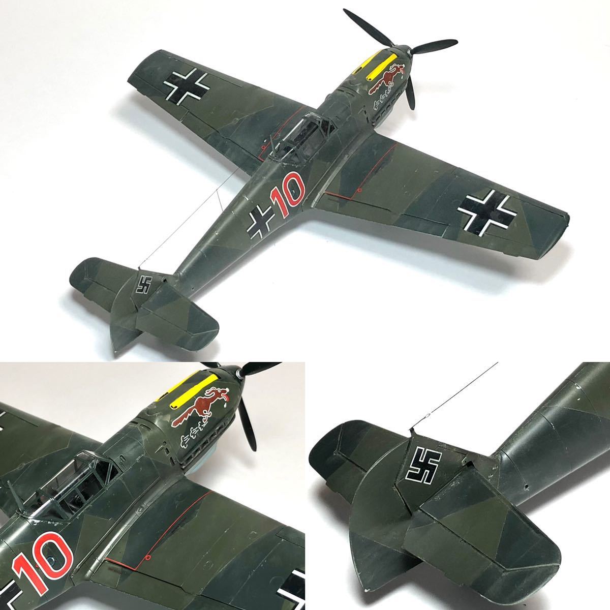 1/48 [ rare goods ] Hasegawa Messerschmitt Bf109E-1 ~ Blitz k leak * final product 