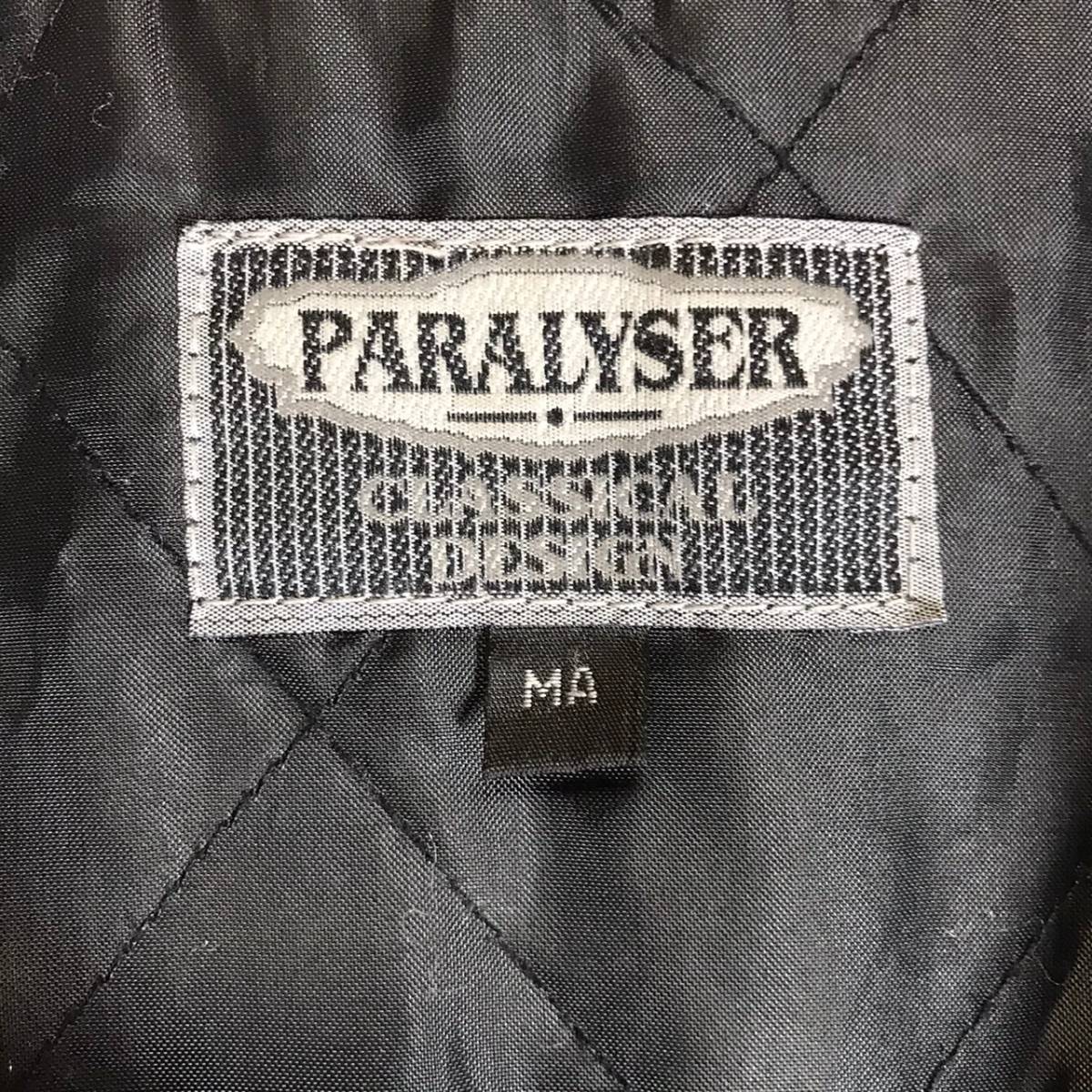 PARALYSER ブロックチェック　メンズ中綿ジャケット　サイズ MA レッド・ブラック 0016_画像5