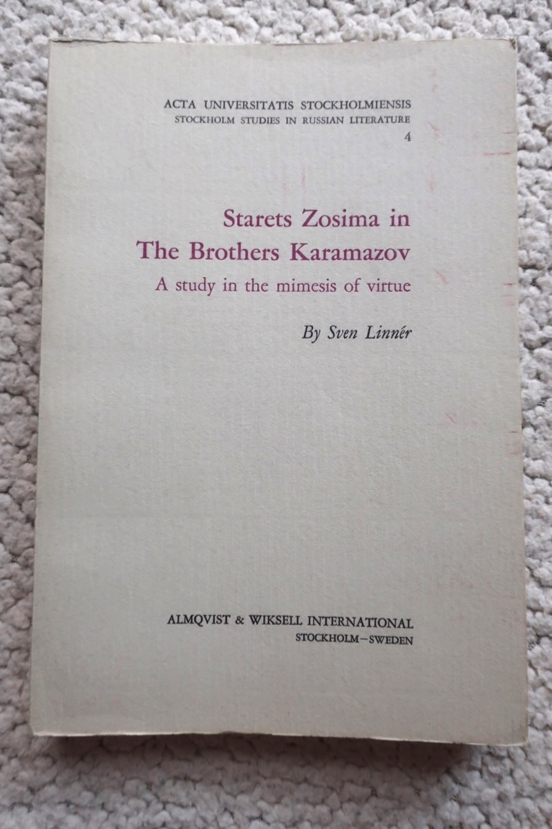 Starets Zosima in The Brothers Karamazov (Almqvist & Wiksell International- Stockholm, Sweden) sven linnr 洋書 - 洋書、外国語書籍 Starets Zosima in The Brothers Karamazov (Almqvist & Wiksell International- Stockholm, Sweden) sven linnr 洋書 - 洋書、外国語書籍