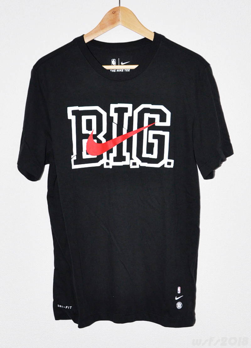 【NBA/USED】ブルックリンネッツTシャツ（ノトーリアス B.I.G. /BK）【NIKE/ナイキ】Brooklyn Nets Notorious B.i.g. Biggie_画像1