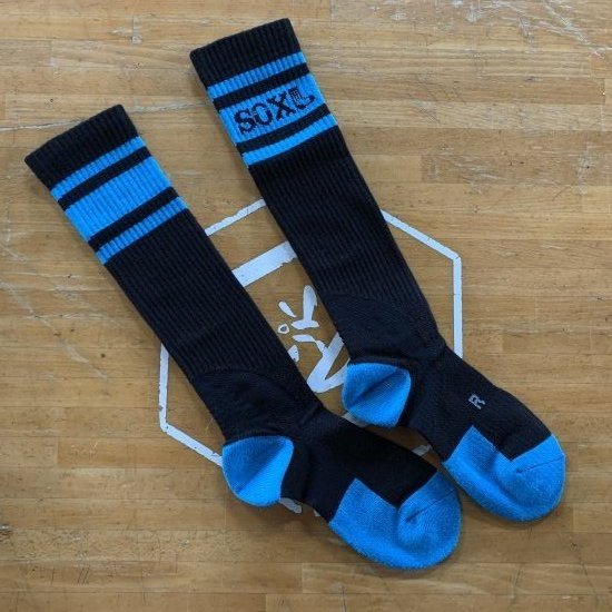 【SOX IS SOCKS】 ブルー Ssize(22.0-24.0cm) 新品正規 ソックス（郵便送料込み）_画像2