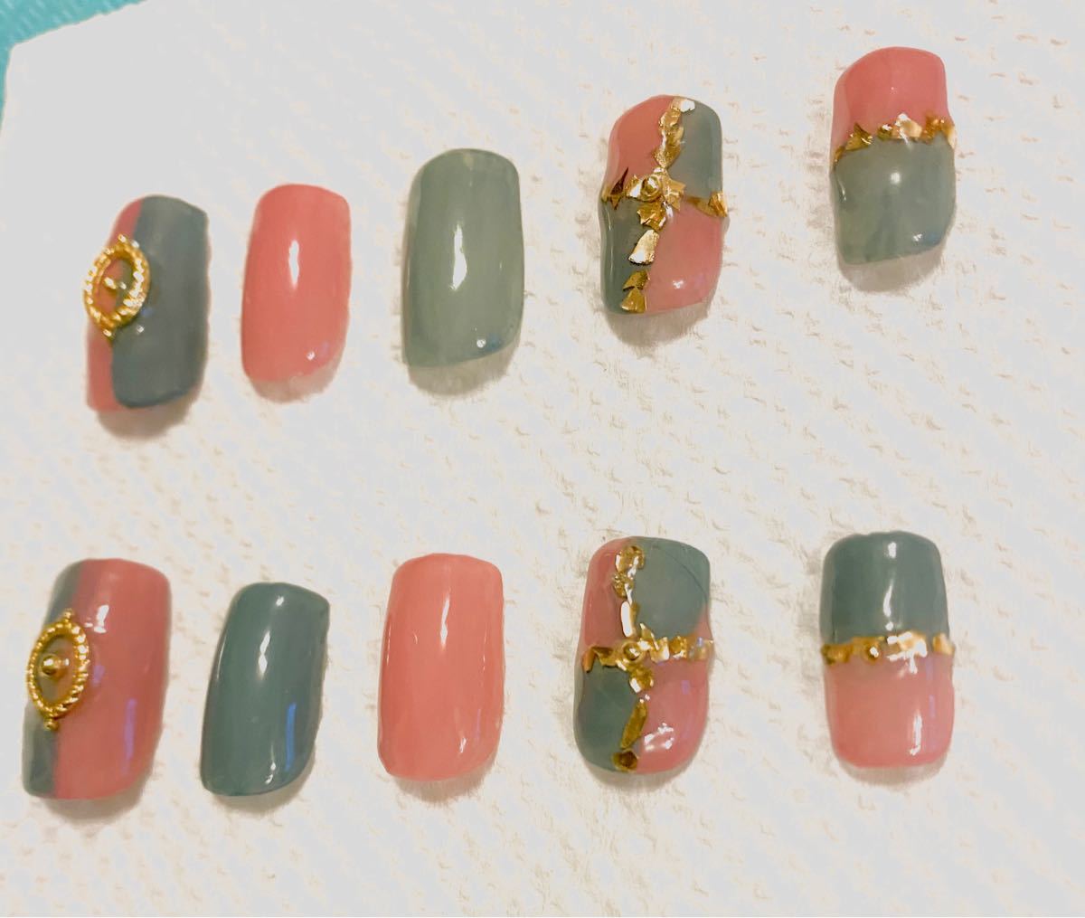 Paypayフリマ ネイルチップ Gn013 レトロモダン Paypayフリマ ネイルチップ Gn013 レトロモダン