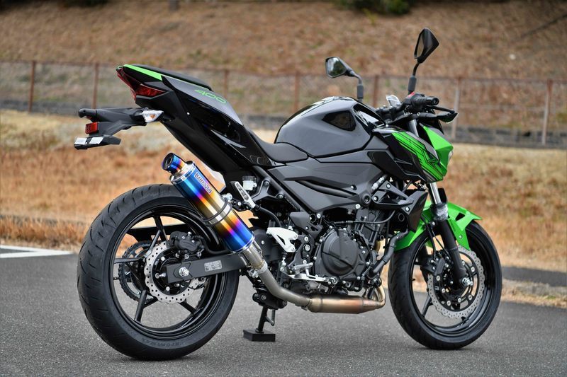 新品 ビームス Ninja400/Z400 2018～ (2BL-EX400G)用 R-EVO スリップオン ヒートチタンサイレンサー G431-53-P1J BEAMS マフラー ニンジャ_画像4