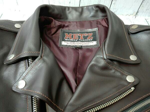 MET'Z メッツ ダブルライダース 馬革 ホース レザージャケット Yahoo!オークション - MET'Z メッツ ダブルライダース レザー