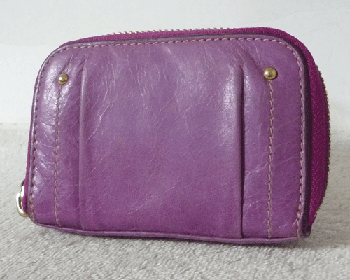 Сазаби сазаби кожаный фиолетовый пурпурный кошелек