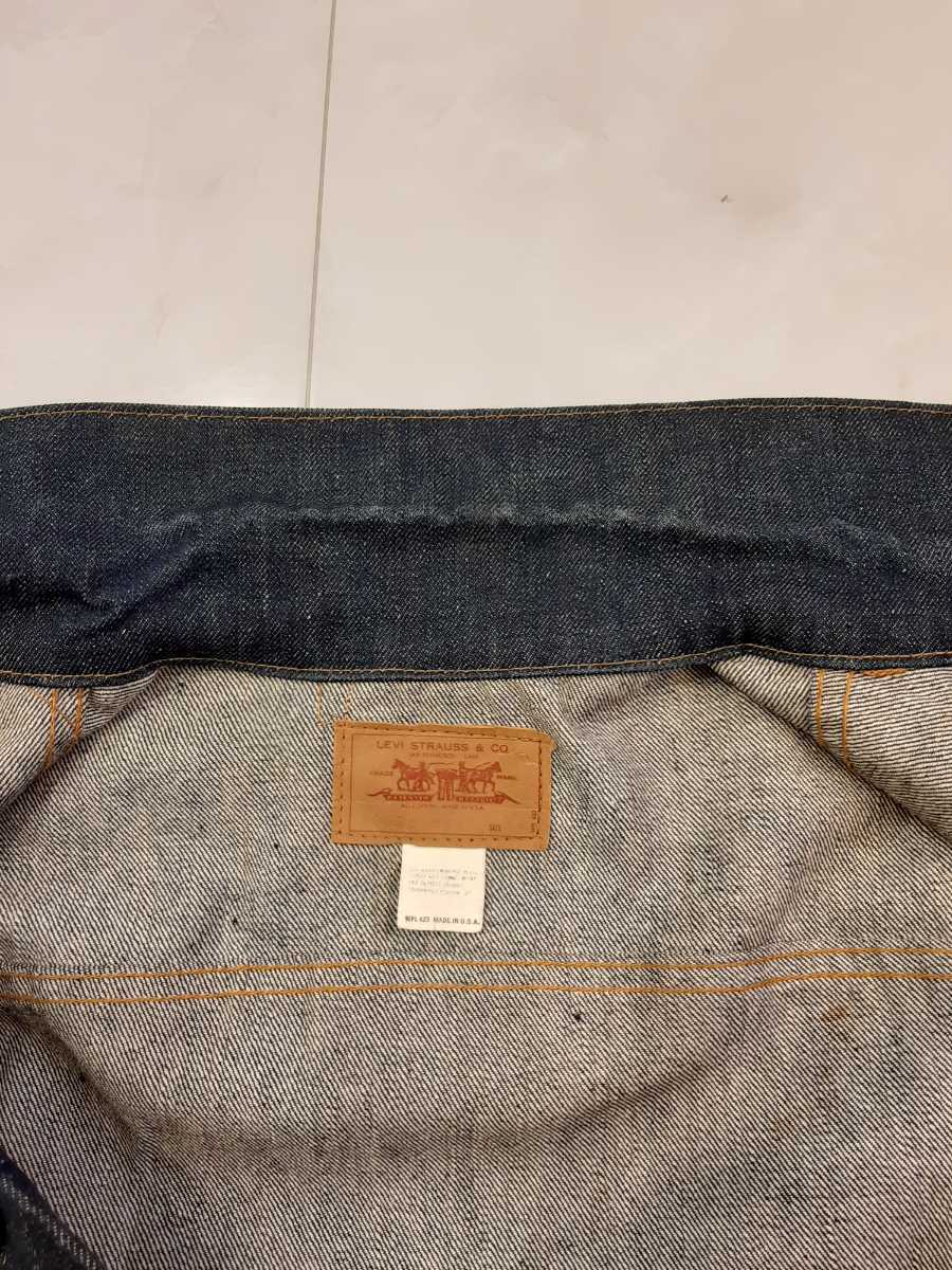 70’s Levi’s 70505 denim サイズ 44 Levis デッドストック オリジナル リーバイス デニム ジャケット リジット ノンウォッシュ タグ付き_画像7