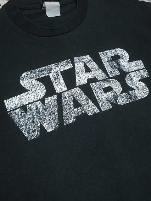 スターウォーズ STAR WARS Tシャツ 半袖 ロゴプリント 黒 ブラック X-003953 ゆうパケット_画像4