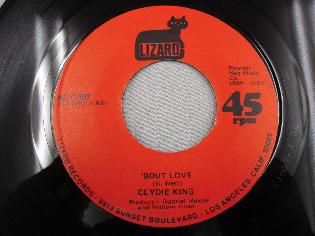 【SOUL ７”】CLYDIE KING / BOUT LOVE、FIRST TIME LAST TIME _画像2