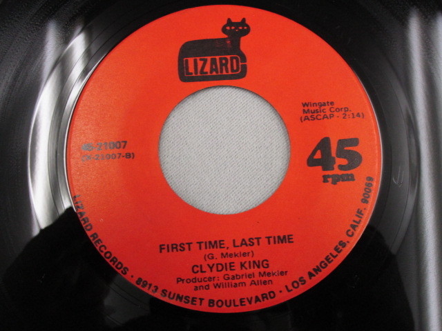 【SOUL ７”】CLYDIE KING / BOUT LOVE、FIRST TIME LAST TIME _画像3