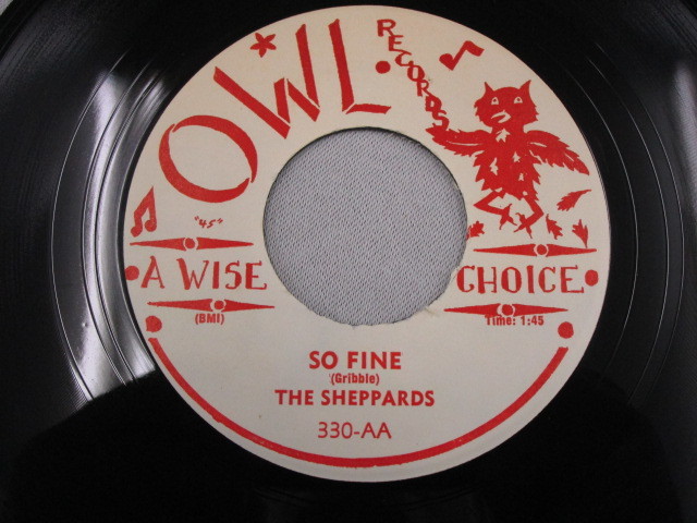 【SOUL ７”】THE SHEPPARDS / QUEEN OF HEARTS、SO FINE _画像3