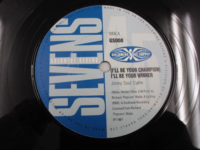 【SOUL ７”】JIMMY 'SOUL' CLARKE / ( I'LL BE YOUR CHAMPION ) I'LL BE YOUR WINNER、THE DYNAMICS / YES I LOVE YOU BABY _画像2