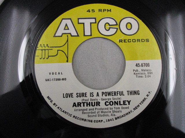 【SOUL ７”】ARTHUR CONLEY / STAR REVIEW、LOVE SURE IS A POWERFUL THING _画像3