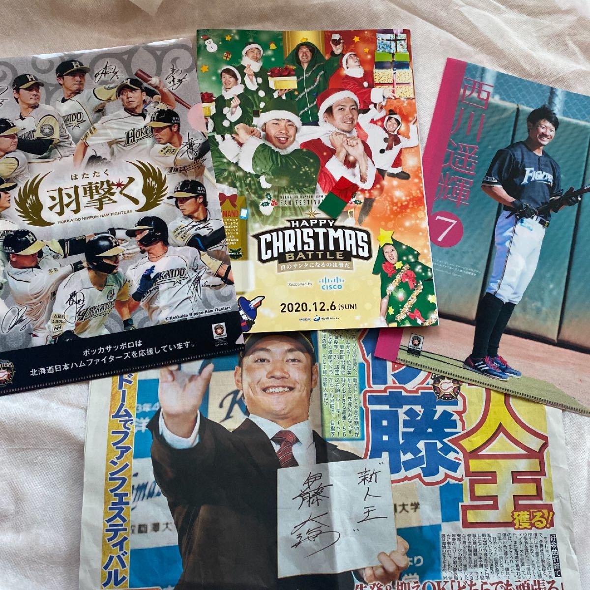 北海道日本ハムファイターズ優勝記念直筆サイン入りオフィシャル