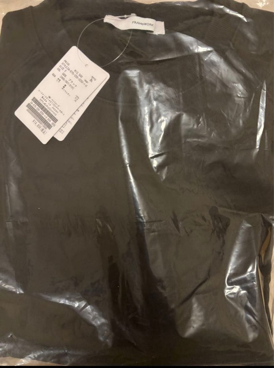 新品タグ付FRAMeWORK フレームワーク ラグランポンチョスエット