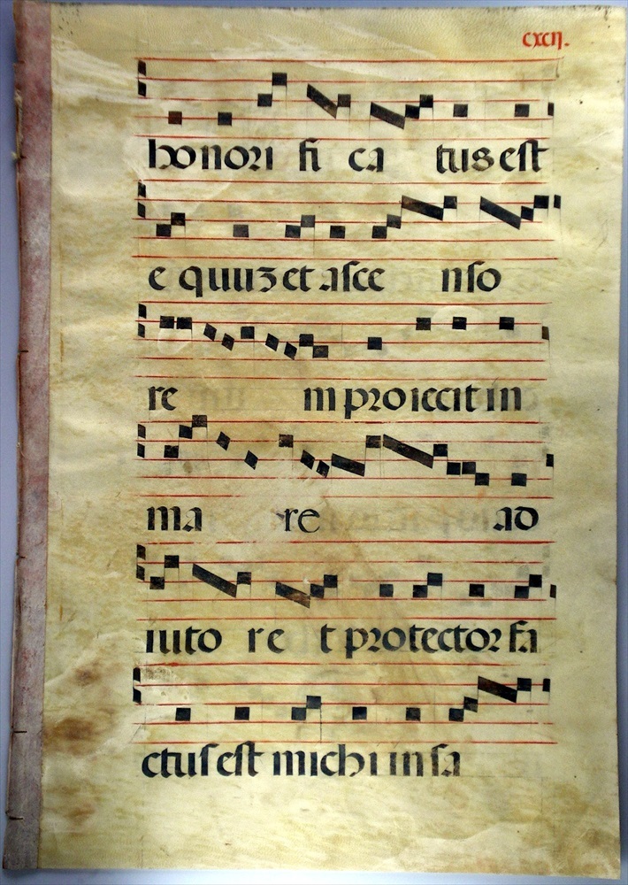 1550'イタリア グレゴリオ聖歌 定価の88％ＯＦＦ ネウマ譜 羊皮紙 手稿 11 3枚 公式ショップ