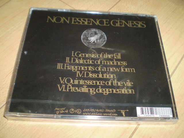 ○新品!Non Essence Genesis / Genesis of the Fall*フランス産ブラックメタルデスメタルスラッシュ_画像2