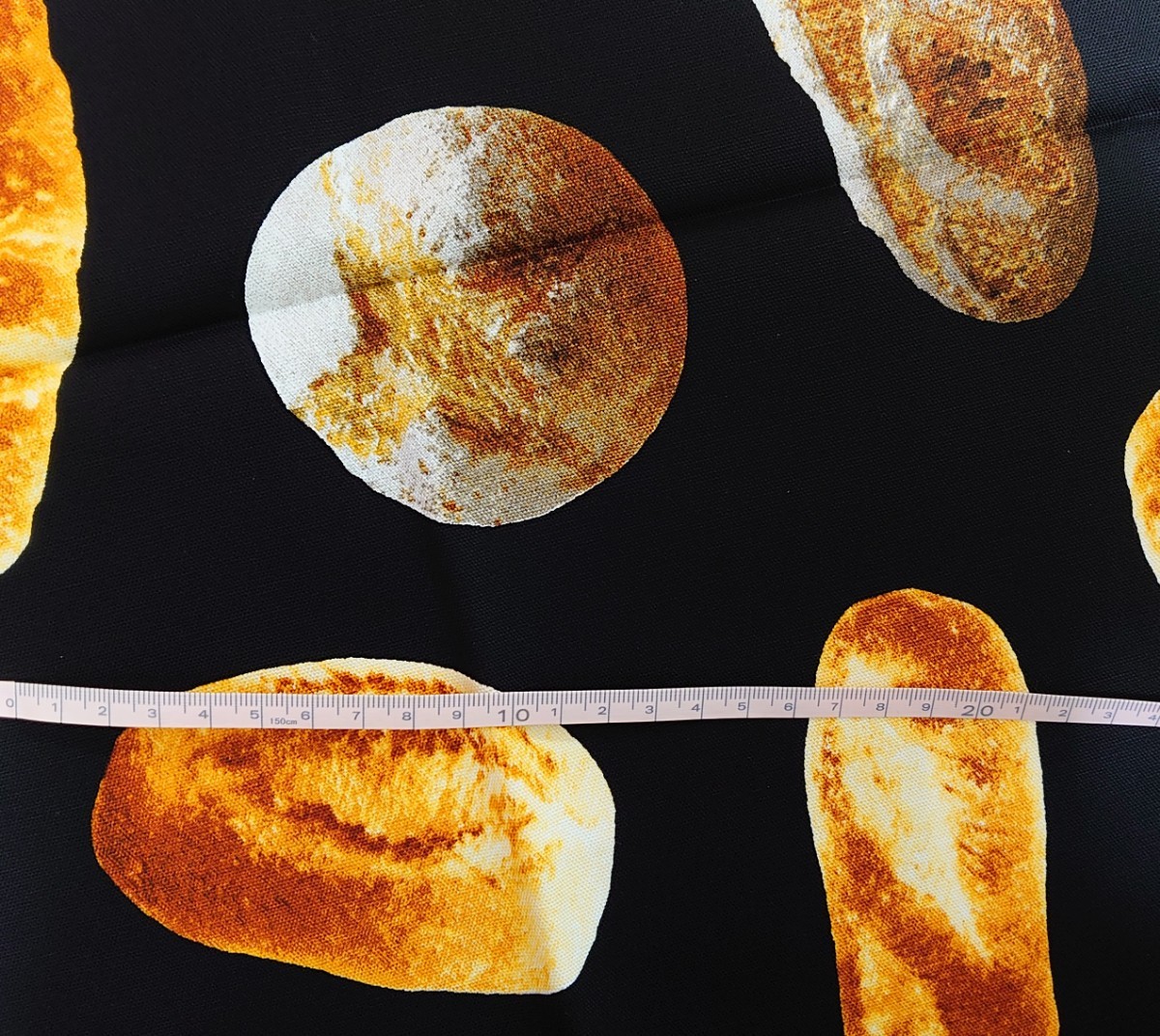 オックス生地　パン パン パン　110×50cm　bread