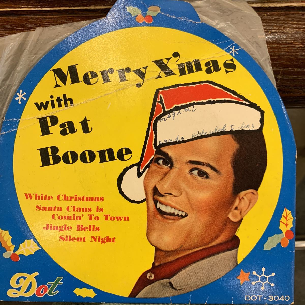 PAT BOONE / Merry X'mas With Pat Boone 中古レコード_画像1