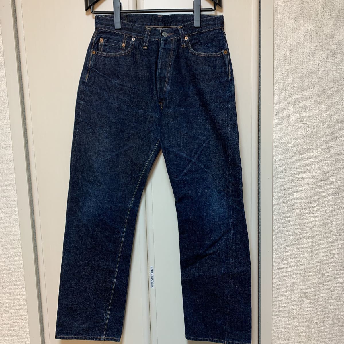 正式的 DENIME ドゥニーム デュニーム ドュニーム Lot 521 濃紺色落ち 501XX復刻 レプリカジーンズ パンツ W30L36約79cm 革パッチ ジーンズ ★ドゥニーム デニムパンツ 903 W31 セルビッチ チェーンステッチ