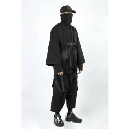 S257 Jedi способ функциональный . кимоно жакет утечка Tec одежда японский стиль ninja одежда 