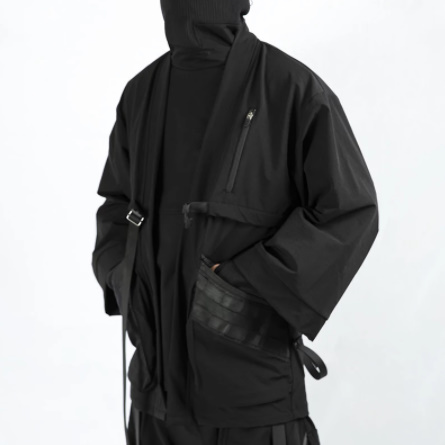 S257 Jedi способ функциональный . кимоно жакет утечка Tec одежда японский стиль ninja одежда 