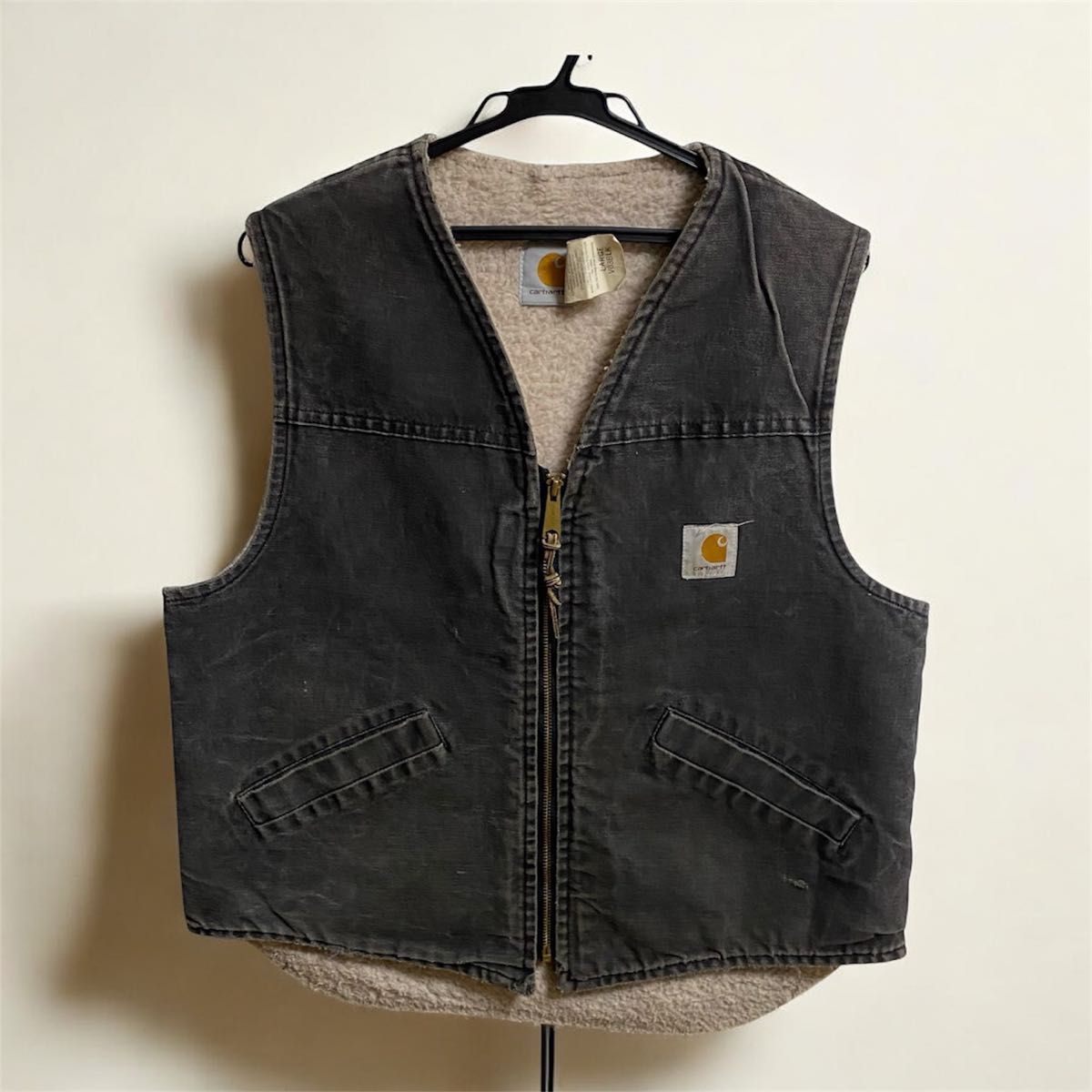 USA製　90s カーハート ダック　ベスト　ブラック　スミクロ USA製 90s カーハート ダック ベスト ブラック スミクロ Carhartt