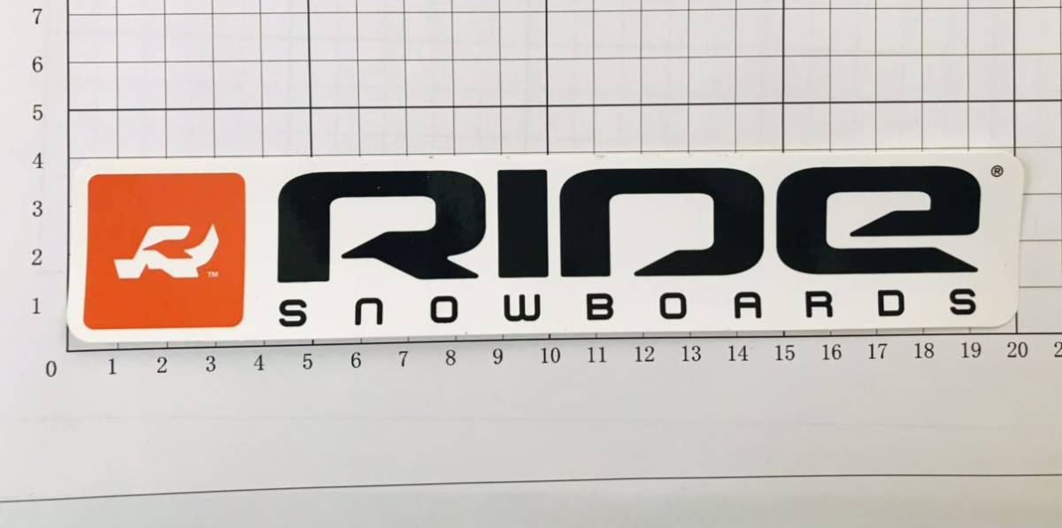 RIDE SNOWBOARDS LOGO ステッカー ライド スノーボード ロゴステッカー_画像1