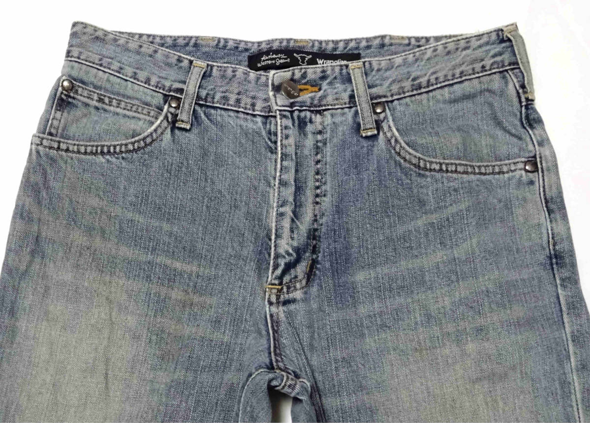 ★Wrangler ラングラー / ユーズド加工・ストレート・デニムジーンズ・サイズ30/USED_画像2