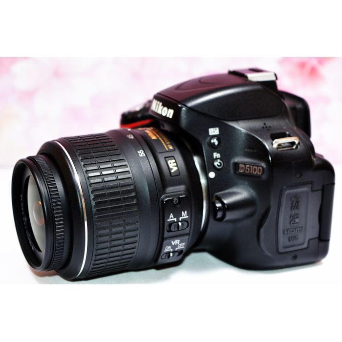 新規購入 Nikon D5100☆スマホ転送OK＆液晶画面が動く一眼レフ☆3414