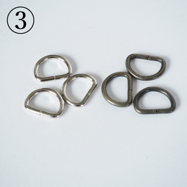 ③D can belt through . width 10mm silver 10 piece | wire diameter 1.8mm| out width 14mm a little over | out height 11mm a little over 