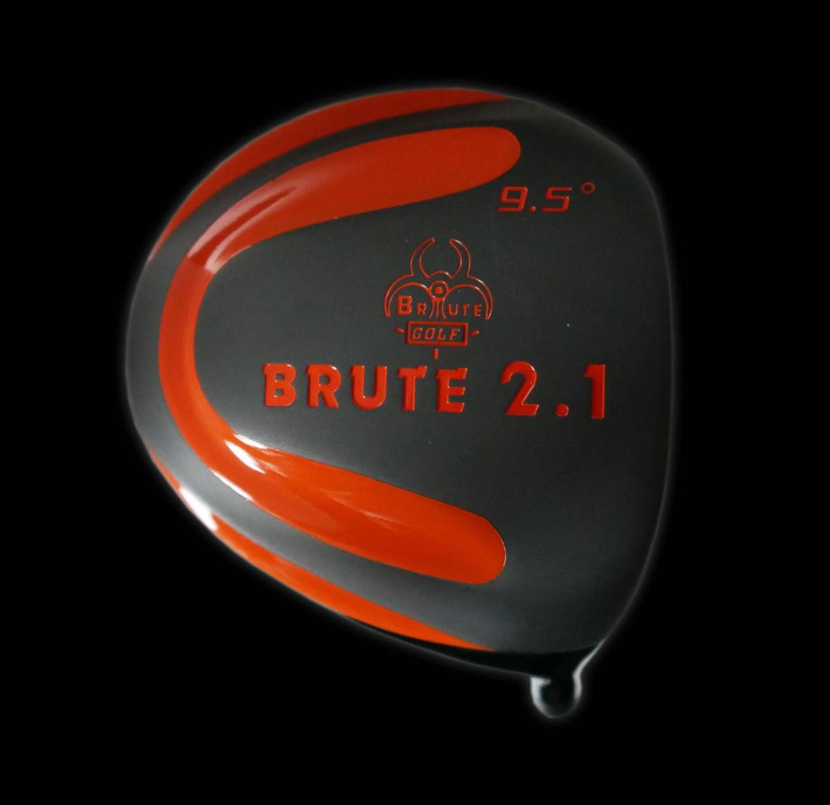 ブルートゴルフ/BRUTE GOLF最新ドラコン用ヘッド！！BRUTE 2.1 9.5度＆アキュフレックス VIZION 46インチ フレックスX ドライバー完成品